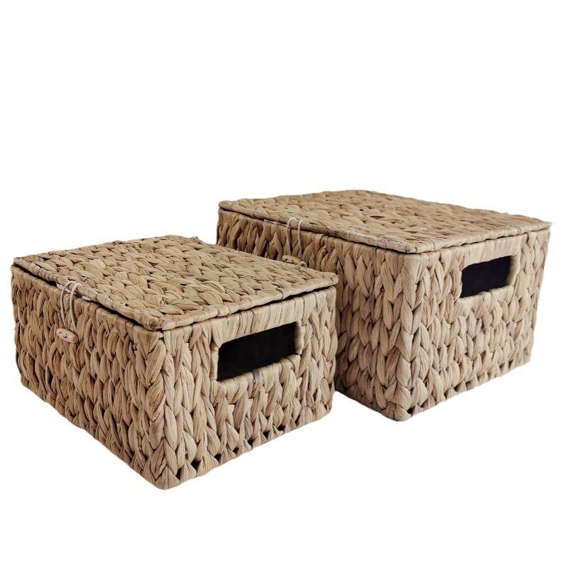 Water Hyacinth Storage Box with Lid