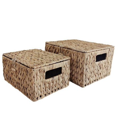 Water Hyacinth Storage Box with Lid