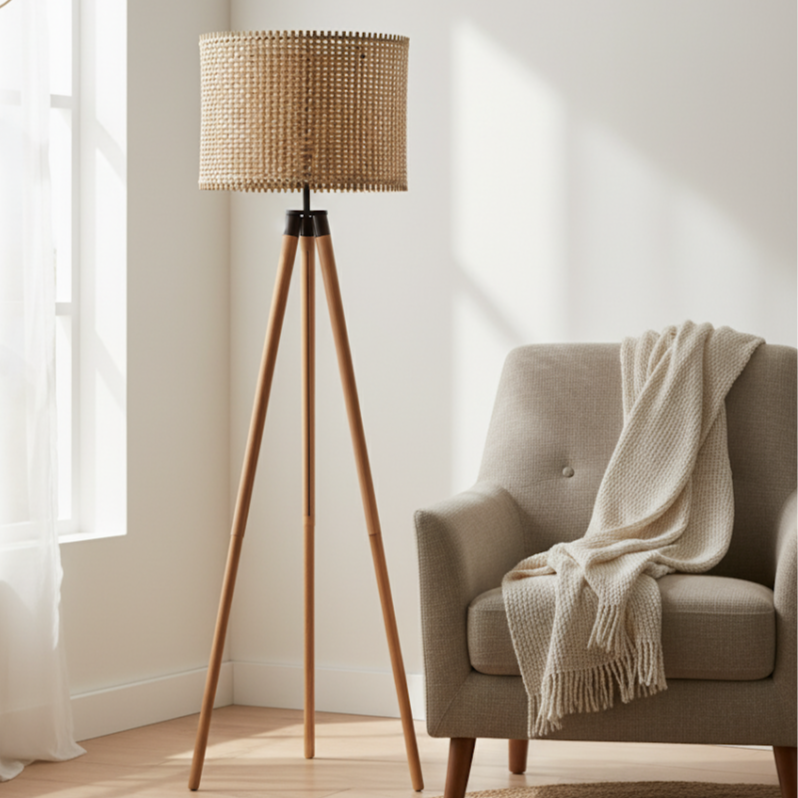 The Serene Weave Pendant Lampshade